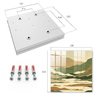 Key box for wall Mountain peace