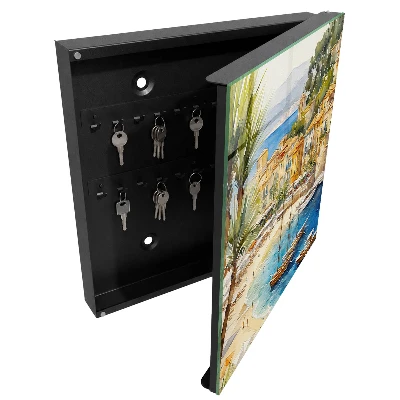 Key box for wall Coastal landscape