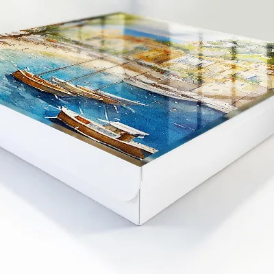 Key box for wall Coastal landscape