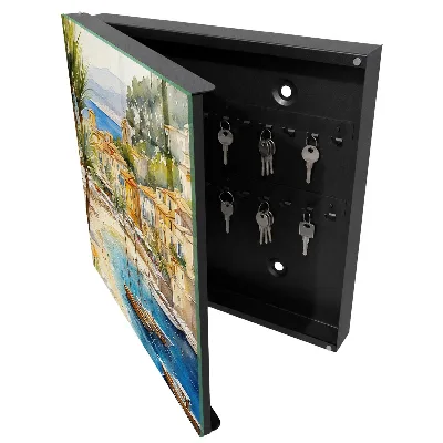 Key box for wall Coastal landscape