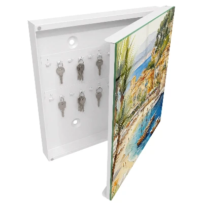 Key box for wall Coastal landscape