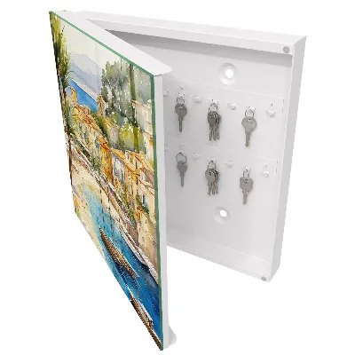 Key box for wall Coastal landscape