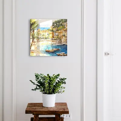 Key box for wall Coastal landscape