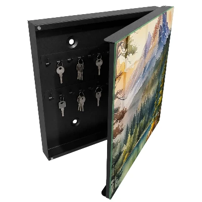 Key cabinet Mountain landscape
