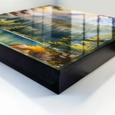 Key cabinet Mountain landscape