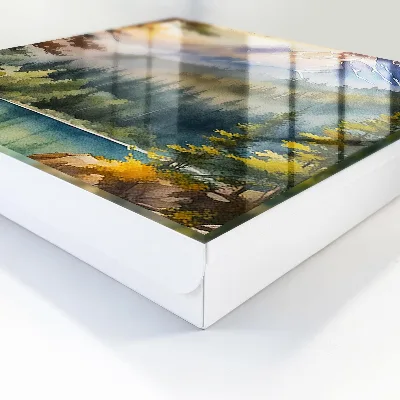 Key cabinet Mountain landscape