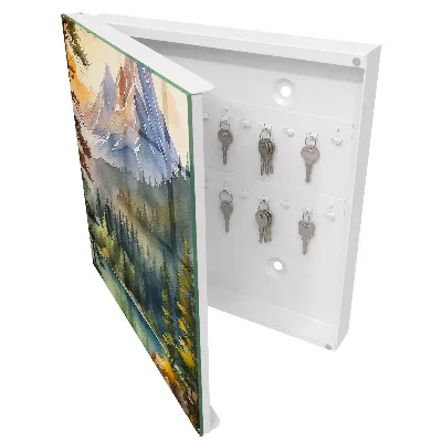 Key cabinet Mountain landscape