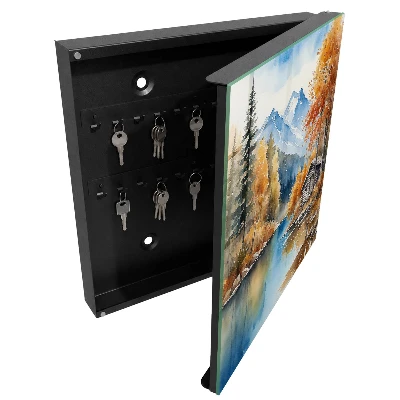 Key box for wall Mountain autumn