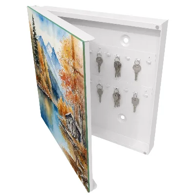 Key box for wall Mountain autumn