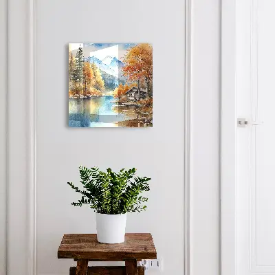 Key box for wall Mountain autumn