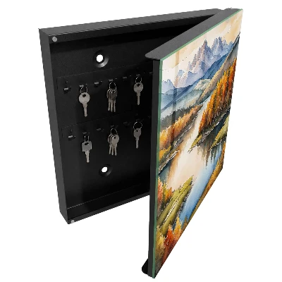 Key cabinet Autumn mountains