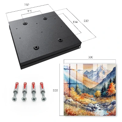 Key box for wall Autumn mountains