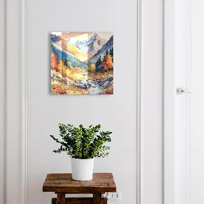 Key box for wall Autumn mountains