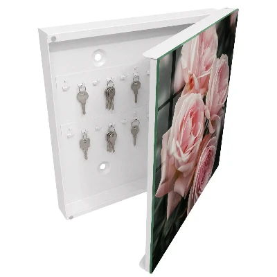 Key cabinet Pink roses