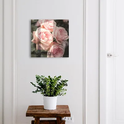 Key cabinet Pink roses