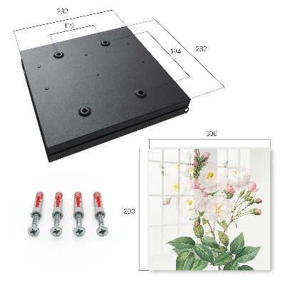 Key cabinet Floral charm