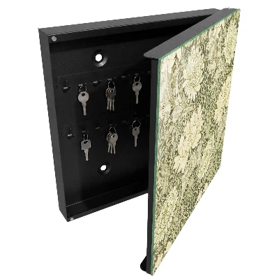 Key box for wall Floral design