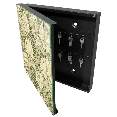 Key box for wall Floral design