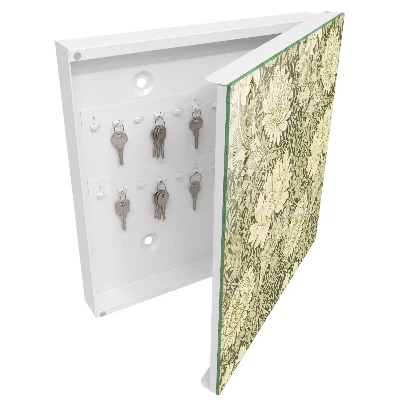 Key box for wall Floral design
