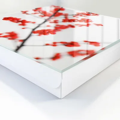 Wall mounted key box Red berries
