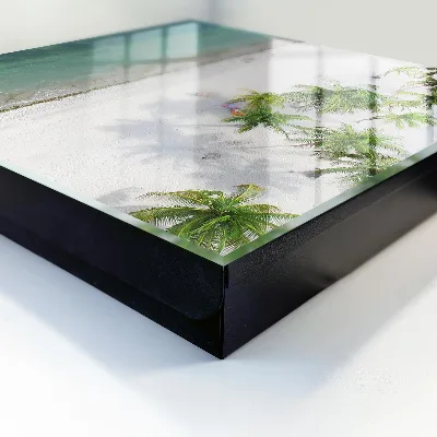 Key box for wall Tropical beach