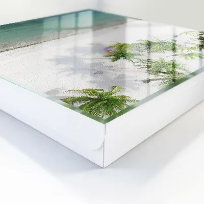 Key box for wall Tropical beach