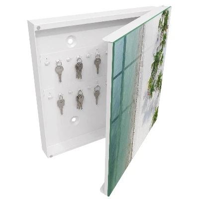 Key box for wall Tropical beach