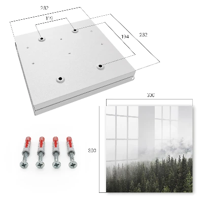 Key box for wall Misty pines