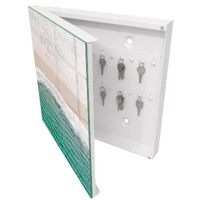 Wall mounted key box Summer beach