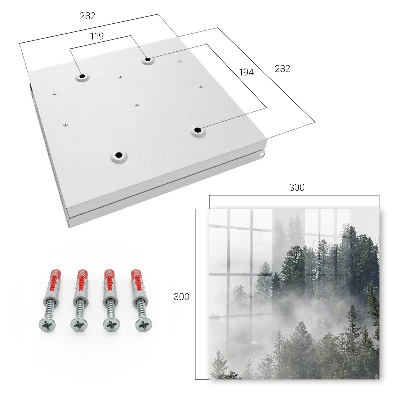 Key box for wall Misty forest