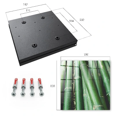 Wall mounted key box Green peace