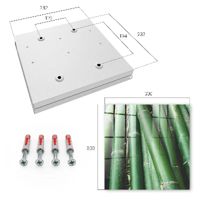 Wall mounted key box Green peace