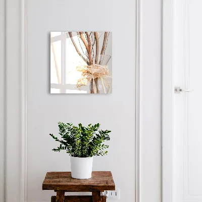 Wall mounted key box Branches in a vase