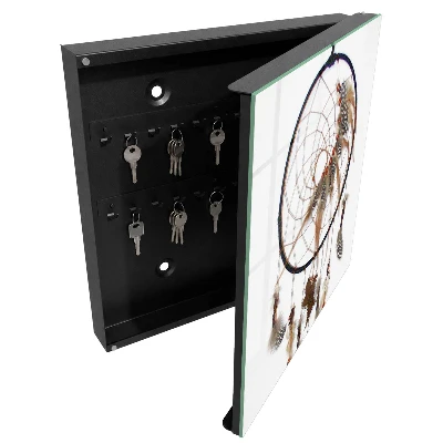 Wall mounted key box Antique talisman