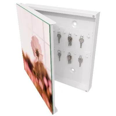 Wall mounted key box Floral elegance