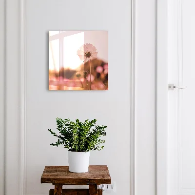 Wall mounted key box Floral elegance