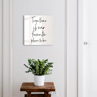 Key box for wall Together is our favorite place to be