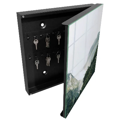Wall mounted key box Rainbow mountains