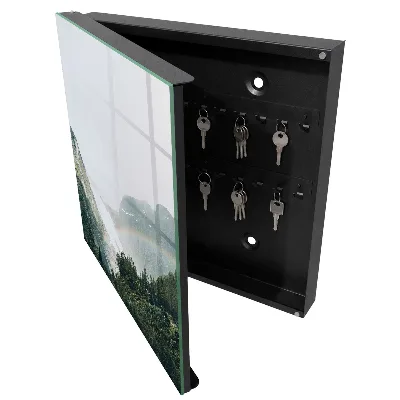 Wall mounted key box Rainbow mountains