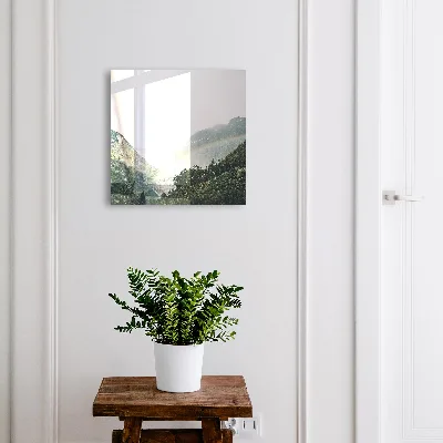 Wall mounted key box Rainbow mountains