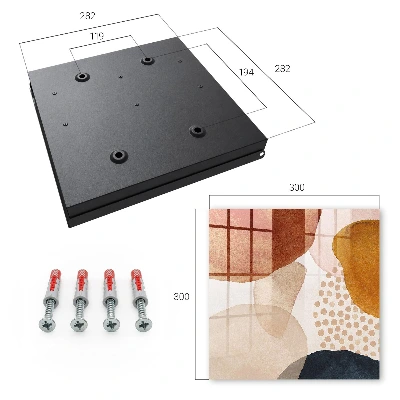 Key box for wall Abstract splotches