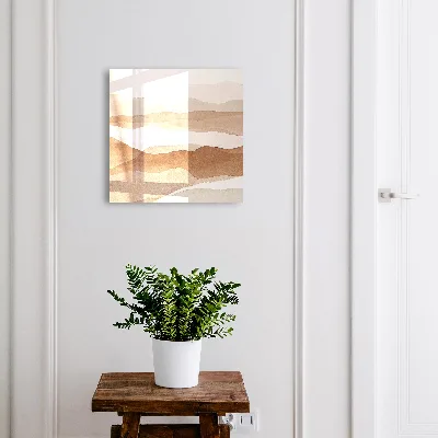 Wall mounted key box Pastel waves