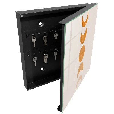Key box for wall Moon phases