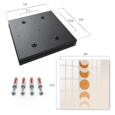 Key box for wall Moon phases