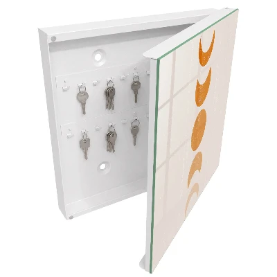 Key box for wall Moon phases