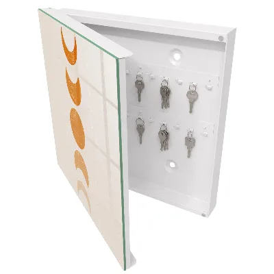 Key box for wall Moon phases