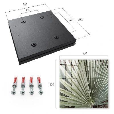Key cabinet Palm leaf