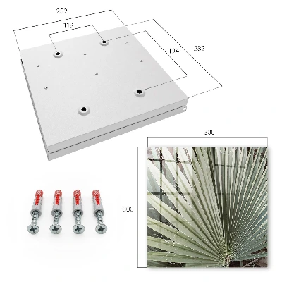 Key cabinet Palm leaf