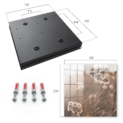 Wall mounted key box Natural lightness