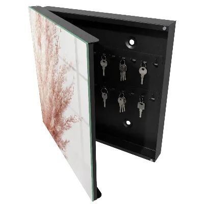 Key cabinet Boho style pastel grass